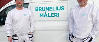 Anders och Johan – rutinerade målare på Brunelius nya filial i Gnesta