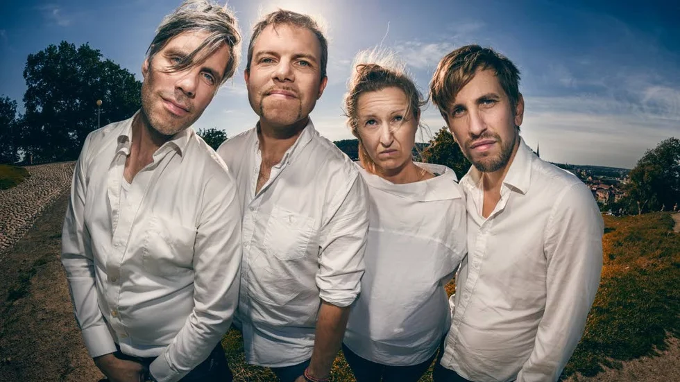 Thymeshift. Thomas Gunillasson (I Norrköping spelar istället Carl Svensson), Johan Björklund, Katrine Amsler samt Thomas Backman.