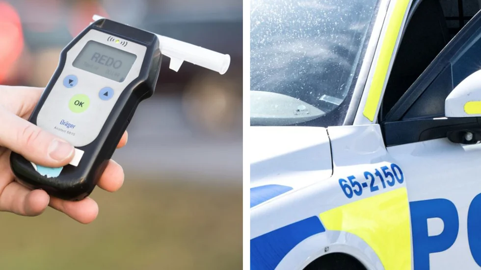 En 45-årig man körde bil på Fogdegatan med motsvarande 1,06 promille alkohol i blodet. 