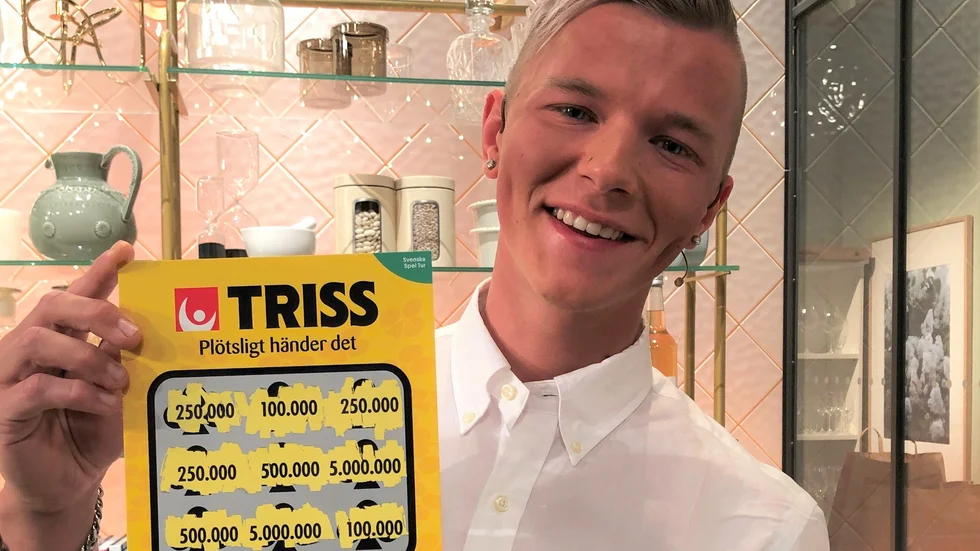 22-årige Carl-Fredrik Rockler skrapade fram 250 000 kronor under söndagen.