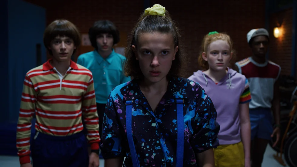 Produktionen av den fjärde säsongen av "Stranger Things" har pausats till följd av pandemin. Pressbild.