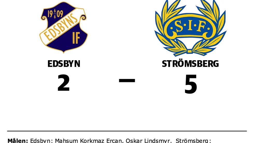 Edsbyns IF FF förlorade mot Strömsbergs IF