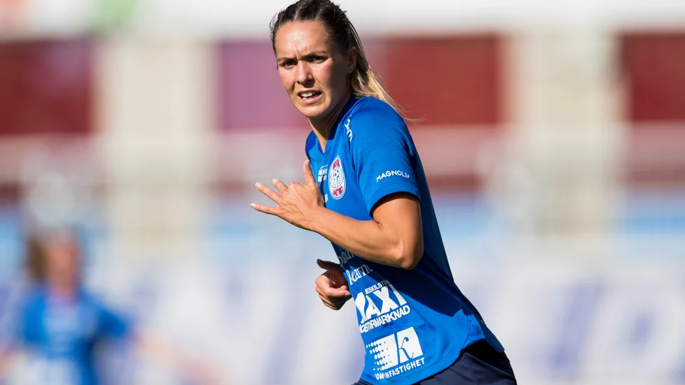 Felicia Rogic gjorde en fin säsong i United trots att laget sladdade i botten av Damallsvenskan.