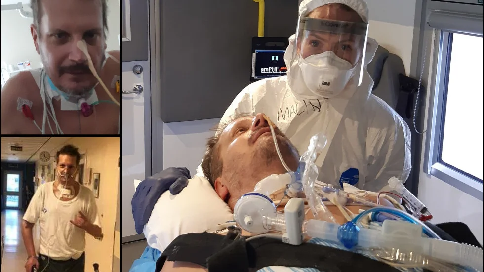 Tolv veckors behandling och 35 dygn i eckmomaskinen, Kent Östling överlevde coronan.  Men hans liv är mycket annorlunda idag jämfört med före den 21 mars.