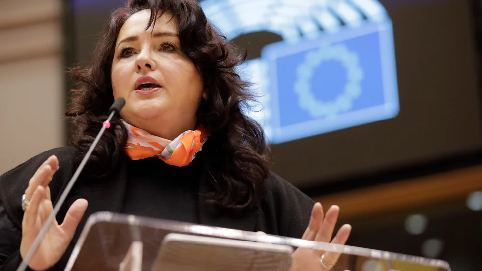 EU:s jämställdhetskommissionär Helena Dalli prisar Jönköping för dess arbete med tillgänglighetsfrågor. Arkivfoto.