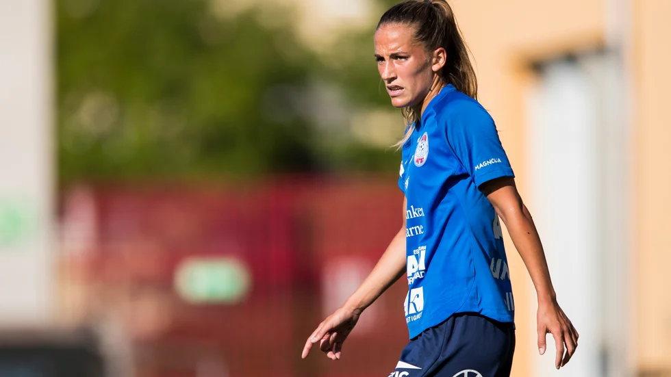Anna Oscarsson spelade alla matcher för Eskilstuna United i år.