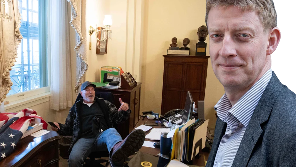 "Demokratin säkras med fredliga medel, inte stormningar av demokratiska parlament", skriver Jesper Bengtsson på NSD:s ledarsida.