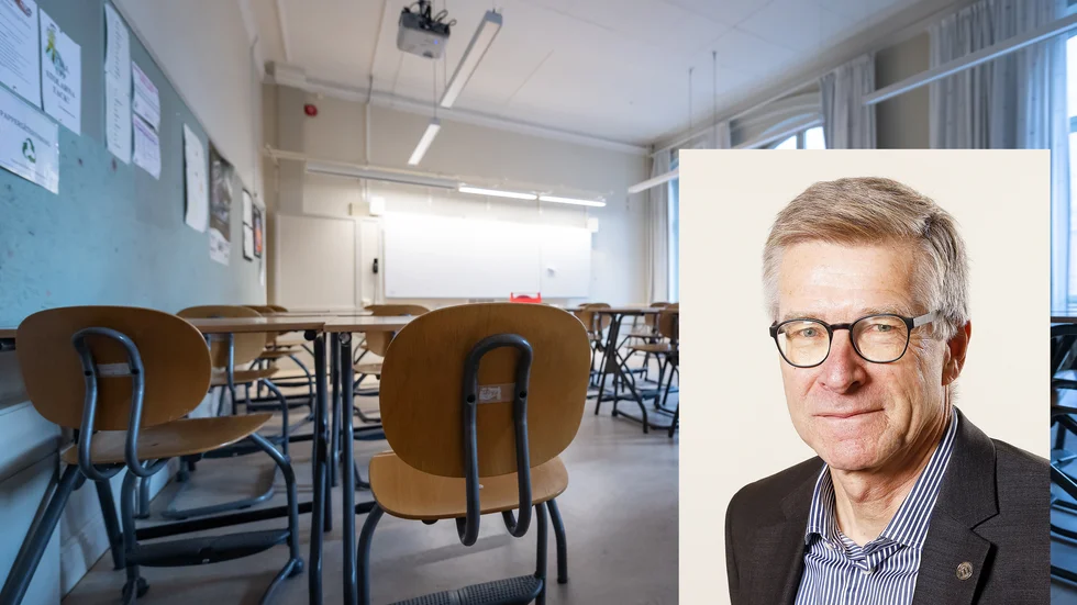 Barn- och utbildningsförvaltningens ordförande Kenneth Larsson (M), ser positivt på kommunens köp av skoltomten i Läggesta.
