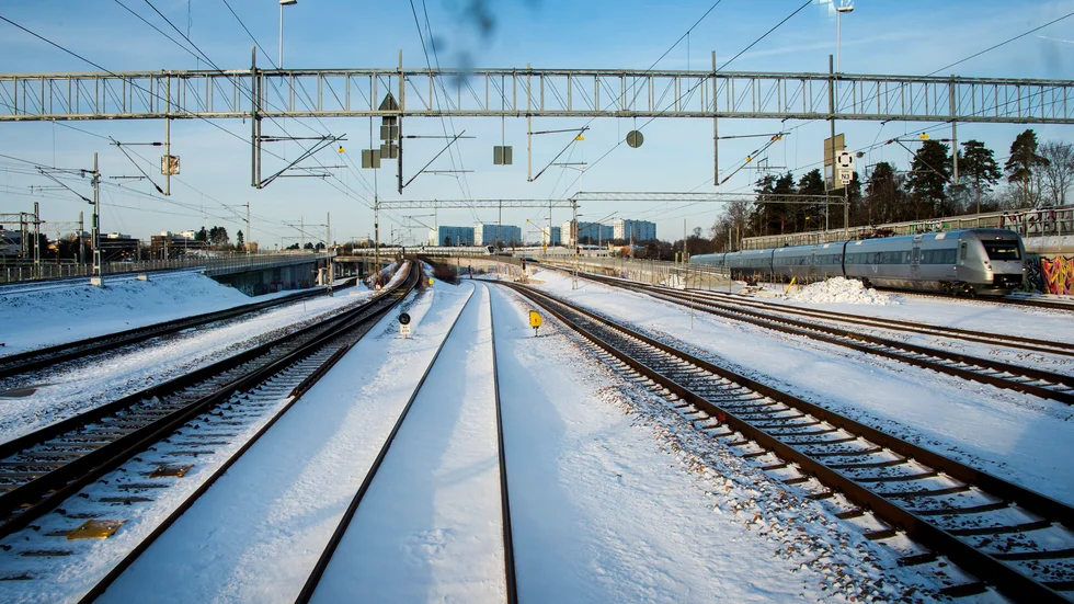 Under fjolåret omkom 31 personer färre inom spårtrafiken än 2019. Arkivbild.