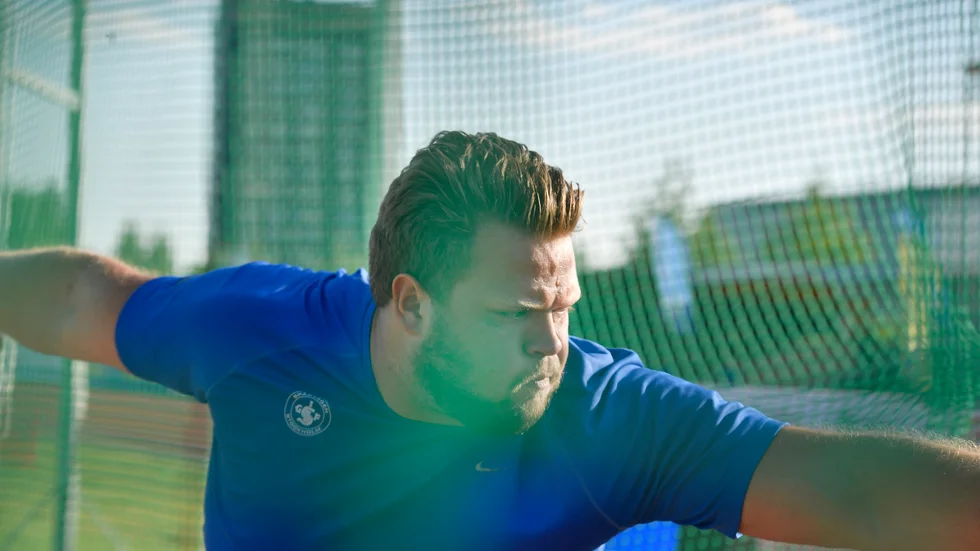 Daniel Ståhl vann i Ungern, men nådde inte lika långt som på SM i lördags när han kastade 68,74.