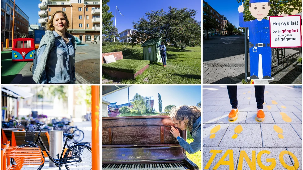 Sommarrörelsens projektledare Helena Lindvall tog med Norr Media på en tur genom Luleå.