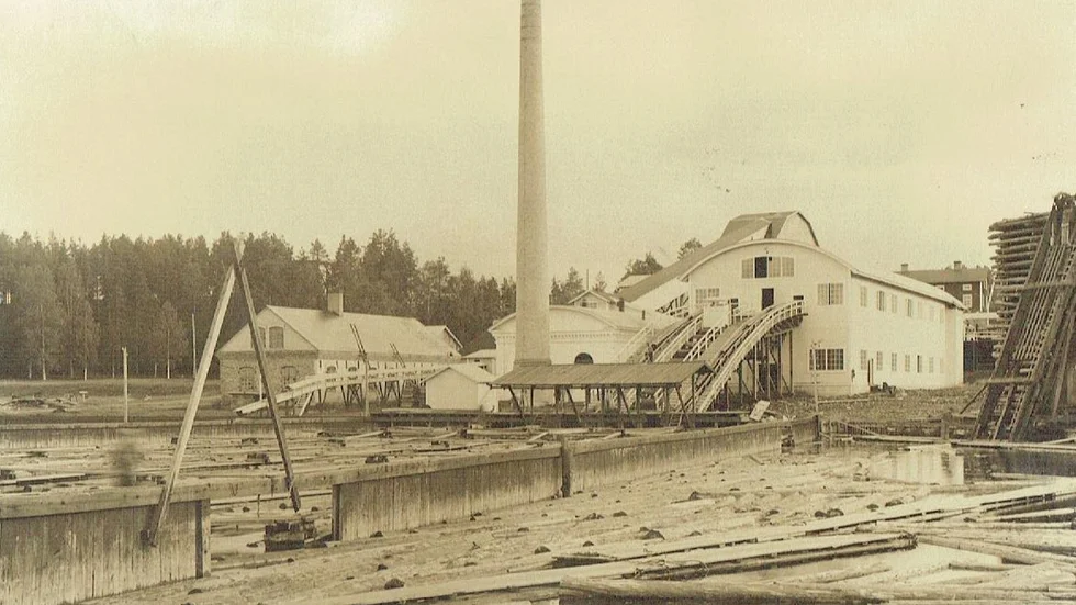 Elof Forsberg började 1918, inte 13 år fyllda, arbeta vid Storforssågen. (Arkivbild)