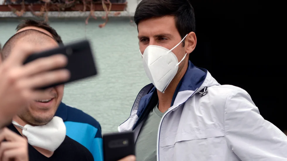 Novak Djokovic är klar för US Open. Arkivbild.