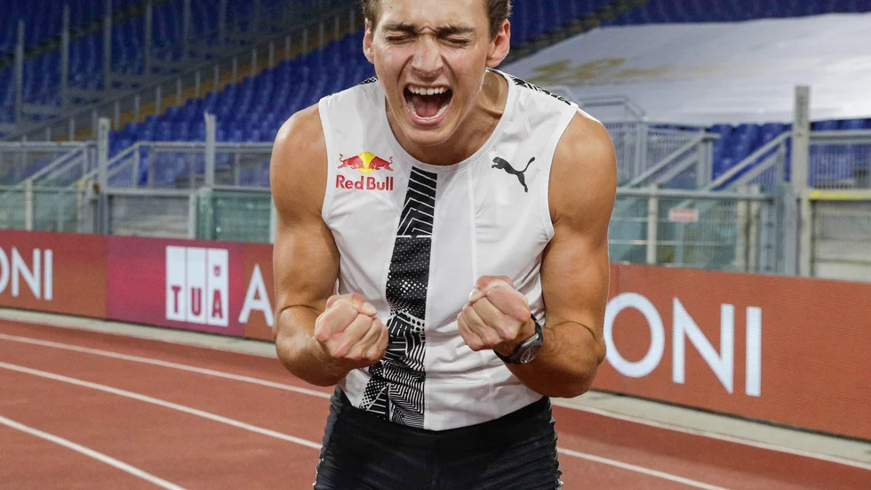 Armand Duplantis är nominerad till årets manlige friidrottare i världen. Arkivbild.