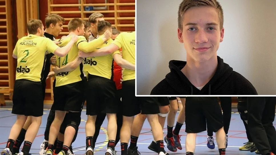 Gustav Föghner gjorde fyra mål i sin seniordebut för HHF. 