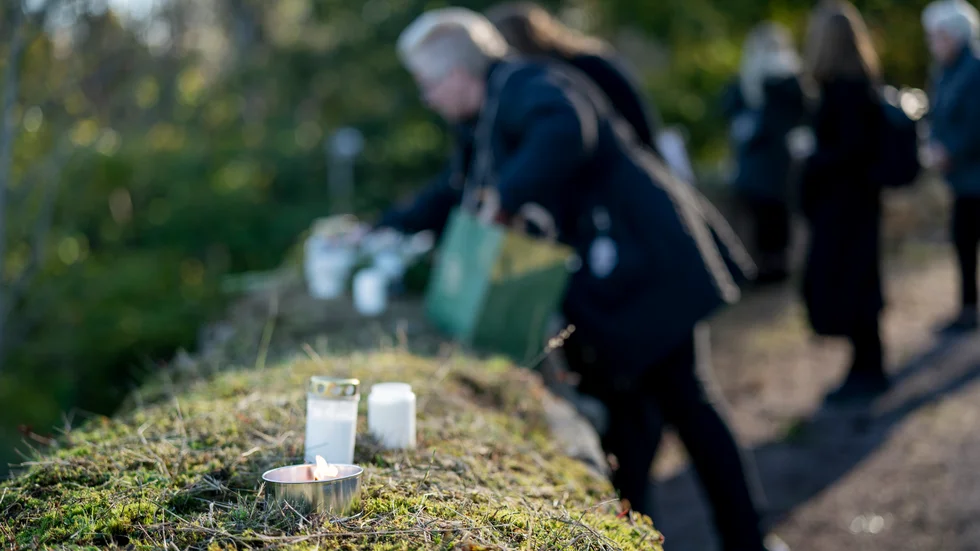 Minnesstund i Herrestads kyrka för 17-åriga Wilma i oktober. Arkivbild.
