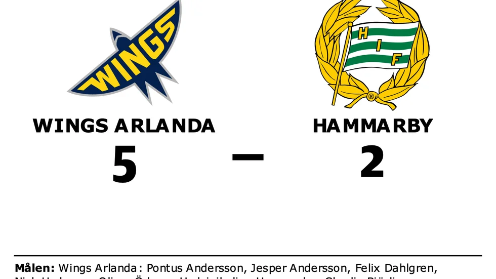 Wings HC Arlanda vann mot Hammarby IF
