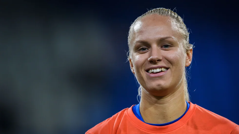 Den tidigare multiidrottaren Matilda Plan gör sin första försäsong som enbart fotbollsspelare.