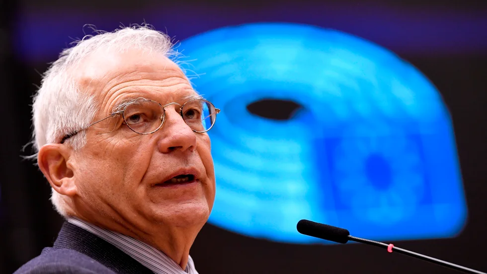 EU:s utrikeschef Josep Borrell kritiseras för sitt agerande under förra veckans resa till Moskva. Arkivfoto.