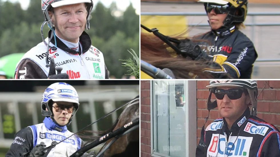 Mika Forrs,  Sandra Eriksson, Magnus A Djuse och Ulf Ohlsson är fyra av kuskarna som tävlar på Bodentravet på torsdag.
