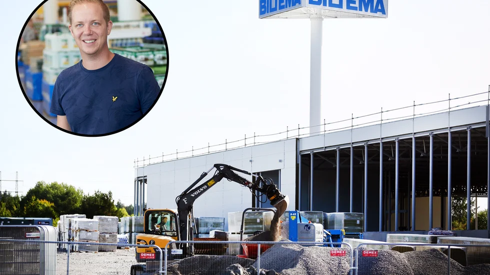 "Jag har hört från konkurrenter att väldigt många vill ha jobb inom handel här, och det har verkligen besannats de första dagarna", säger Johan Gerdevåg, marknadschef på Biltema.