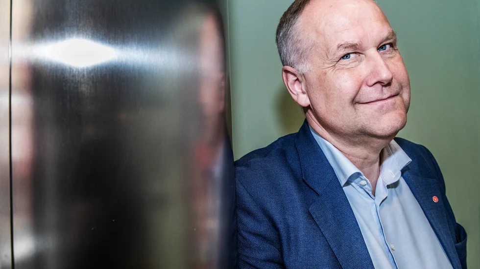 36 procent tillfrågade uppger att de har förtroende för Jonas Sjöstedt (V) som partiledare. Motsvarande siffra för Stefan Löfven är 35 procent. Arkivbild.