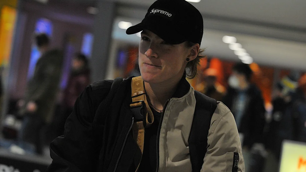 Maggie Lucas hade fyra flygningar mellan Philadelphia och Luleå när hon landade i Norrbotten på tisdagskvällen.