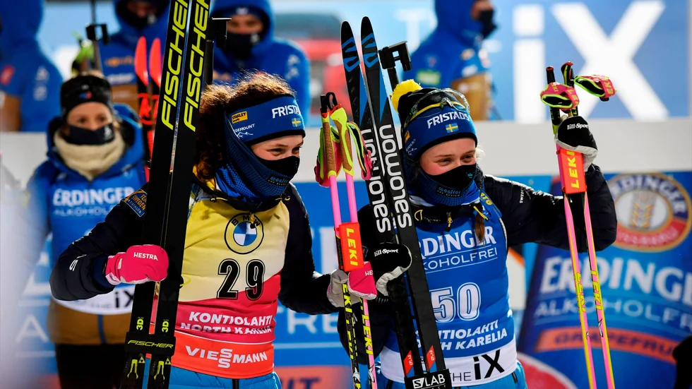 Sverige blev trea i stafetten. Arkivbild.