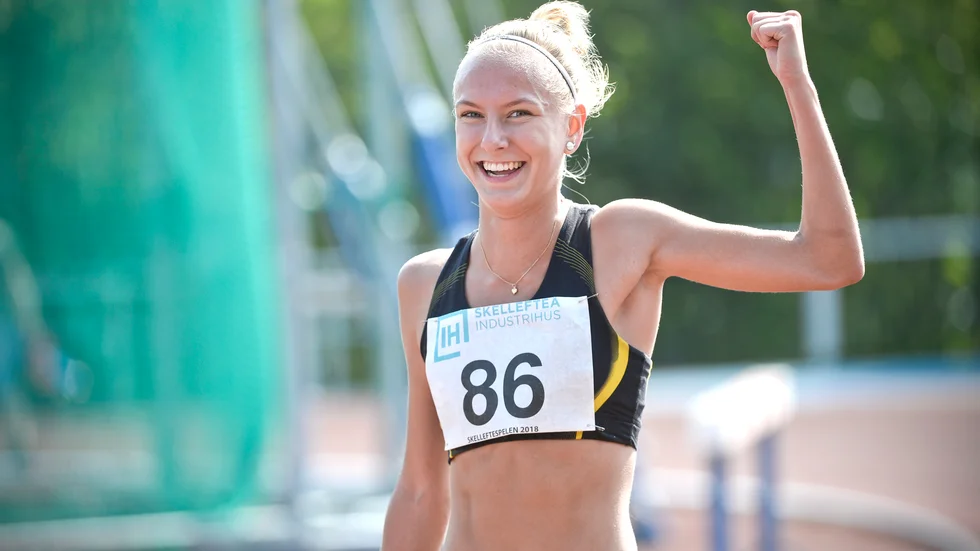 Thea Norlund, Skellefteå AIK, brukar tävla i Skelleftespelen. I sommar avgörs tävlingen över en dag istället för två.