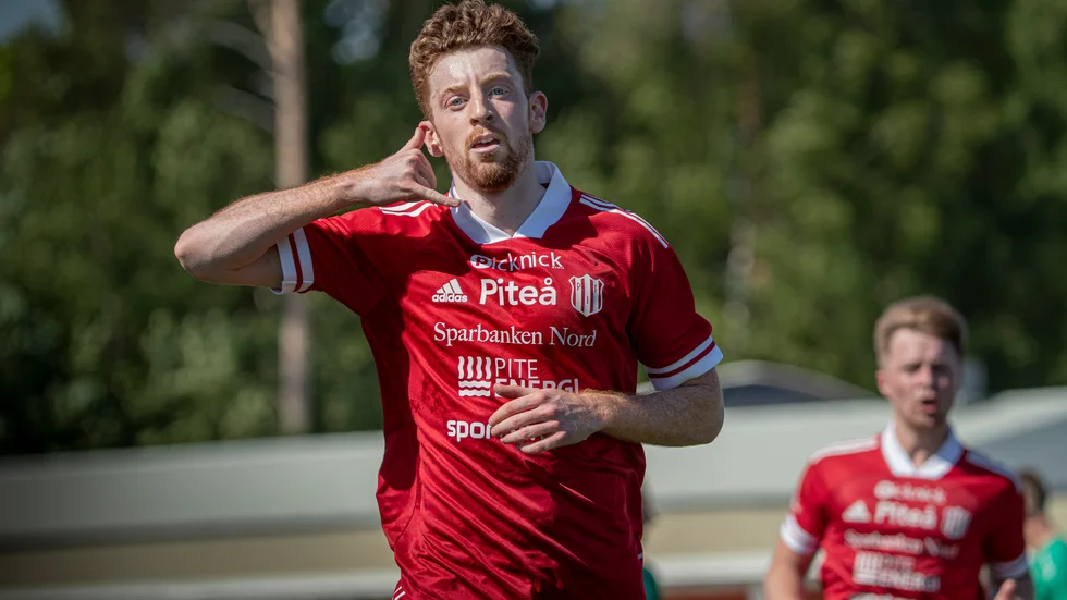 Dominic McGiveron nätade i division 2-premiären mot Gottne. Nu missar han resten av säsongen. (Arkivbild)