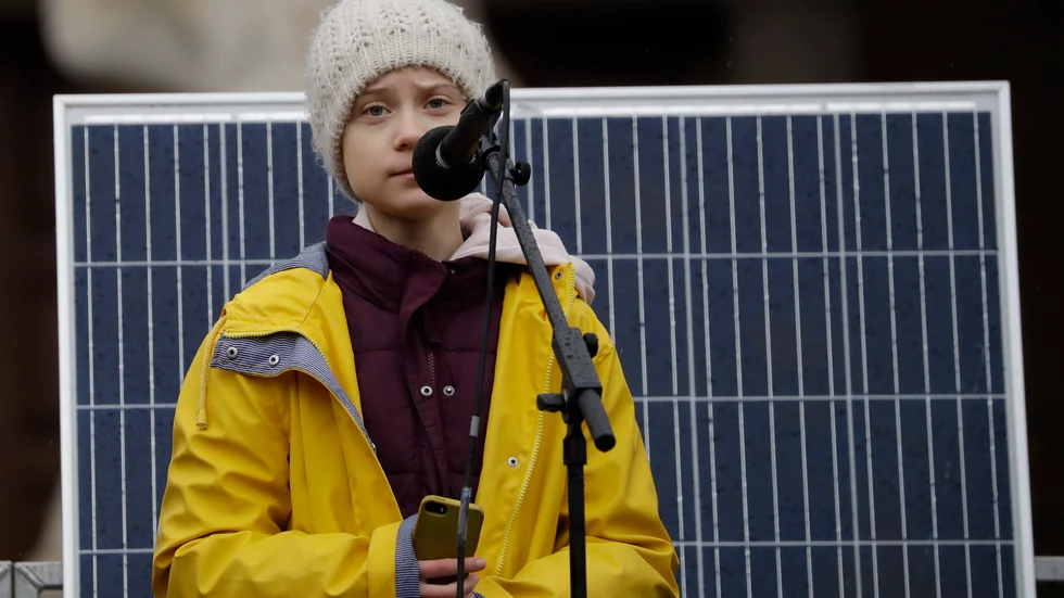 Greta tog sin chans att tala den 23 september 2019 vid sitt besök hos Förenade Nationerna.