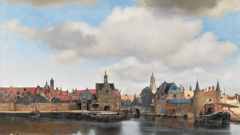När målade Vermeer sin "Vy över Delft"? Svaret finns i skyn.
