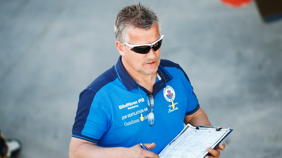 Mats Boström var mer än nöjd med killarnas insats i Vetlanda.
