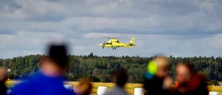 Fallskärmshoppare skadad efter kraschlandning