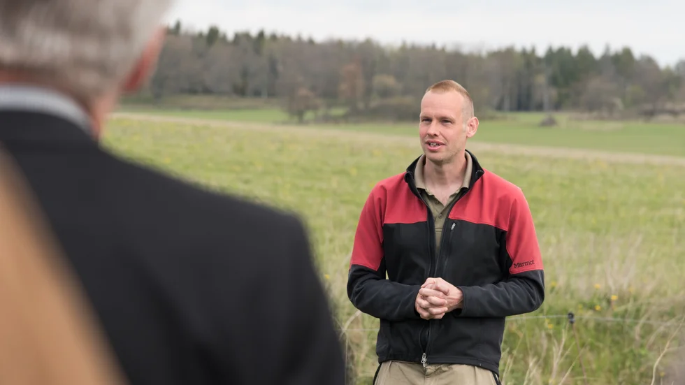 Dennis Wiström är positiv till de satsningar till det pengatillskott kommunen fått för vattenprojekten i Kyrksjön och Storån. Fotografiet är hämtat från VTs bildarkiv.