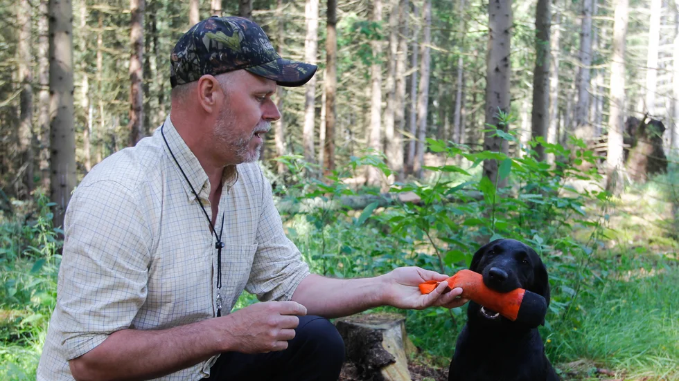 – Det är roligt att ha hund, men bara när hunden mår bra, säger Rickard Malmlöf.