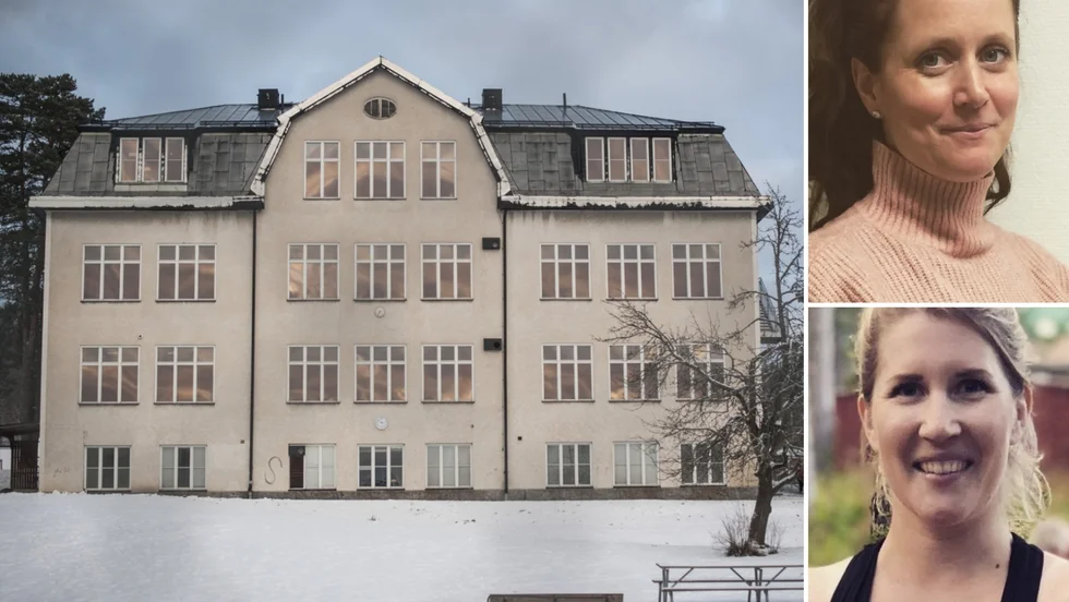 Skolkuratorerna Jenny Segerberg och Johanna Engström utgör tillsammans med skolsköterskan Lotta Jäder elevhälsan på Europaskolan Malmköping.