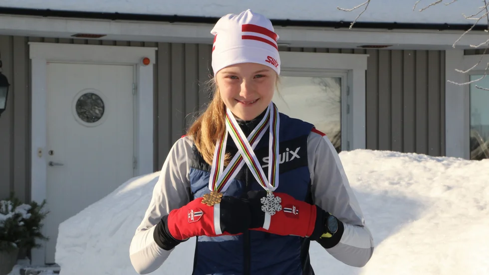 Lisa Eriksson, Strömnäs GIF, tog två medaljer under junior-VM ifjol. Nu är det dags igen.