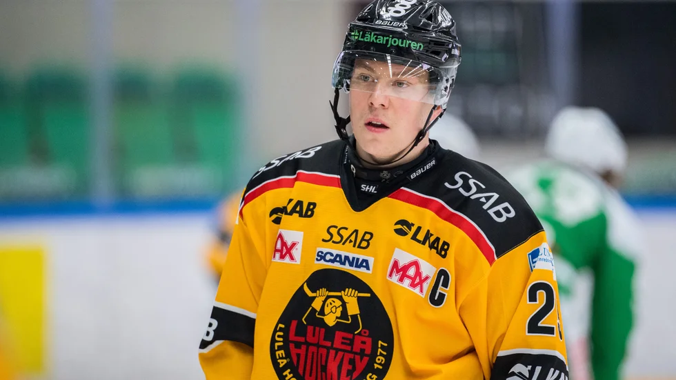 Erik Gustafsson, Luleå Hockey saknades i matchen mot Färjestad.