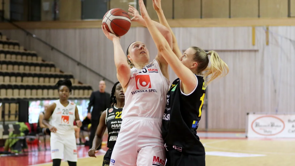 Jessica Kelliher märktes inte överdrivet mycket i matchen, men poängdrottningen dominerade ändå poängkolumnen med råge.