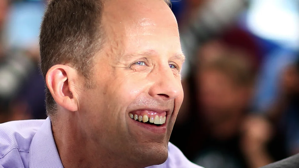 Pete Docter (till vänster) har tillsammans med Kemp Powers regisserat den animerade filmen "Själen". Arkivbild.