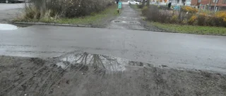 Dåligt underhåll på gångvägarna