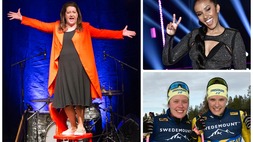Åsa Ivarsdotter leder Nyårsprogrammet där bland andra Idolvinnaren Nadja Holm och skidskyttestjärnorna Elvira och Hanna Öberg medverkar.
