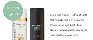 MERA pris på Sweden Eco - Svensk ekologisk deodorant.