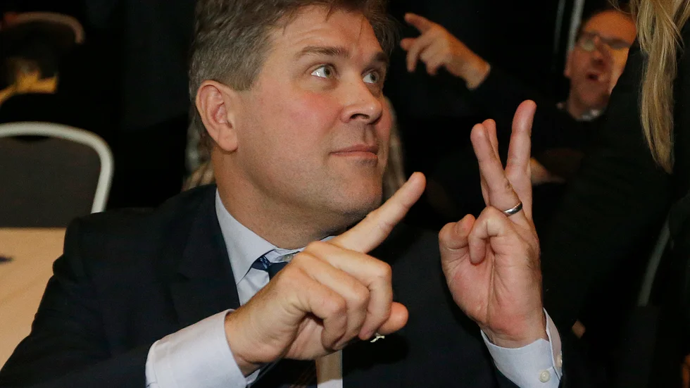 Islands finansminister Bjarni Benediktsson säger ja till ISFI:s förslag om att ta Islandsbanki till börsen. Arkivbild.