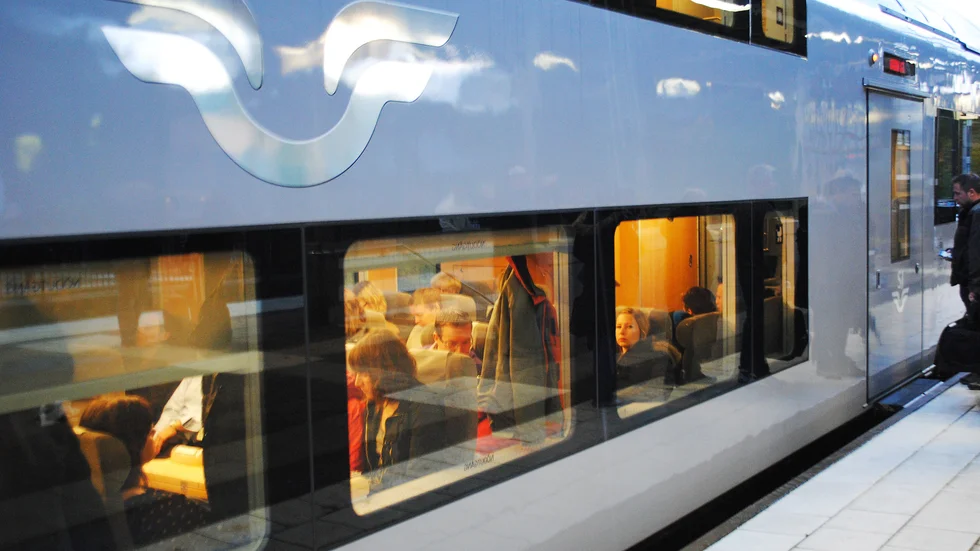 Stopp i tågtrafiken förbi Enköping.
