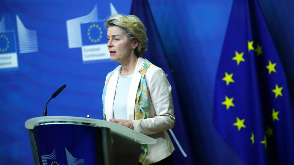 EU-kommissionens ordförande Ursula von der Leyen. Arkivbild.