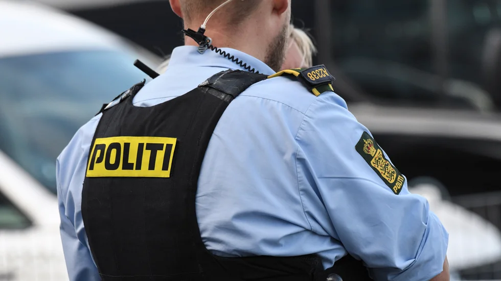 Dansk polis grep i november en 21-årig svensk, som nu har dömts till fängelse och utvisning. Arkivbild.