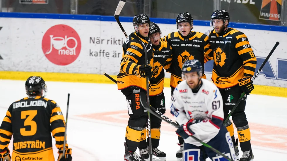 Skellefteå fick jubla tre gånger om och ta med sig tre nya poäng. 