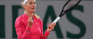 Känslosam Kvitova till kvartsfinal